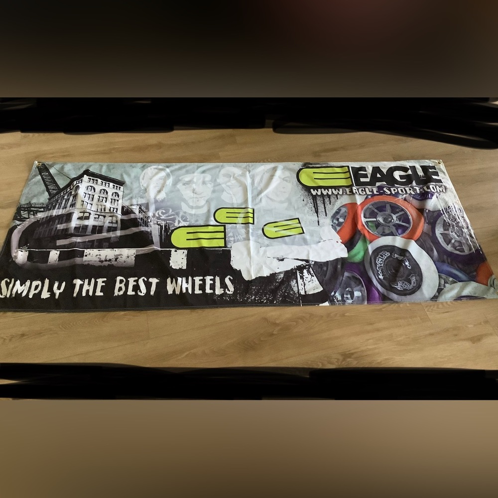 Eagle Skateboard Wheel Banner